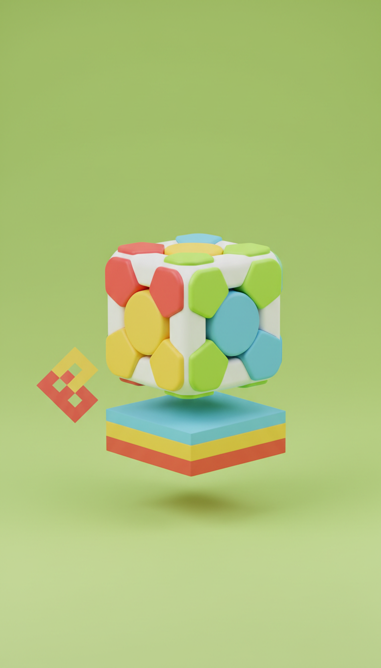 Silicone Fidget Cube with Tactile Buttons